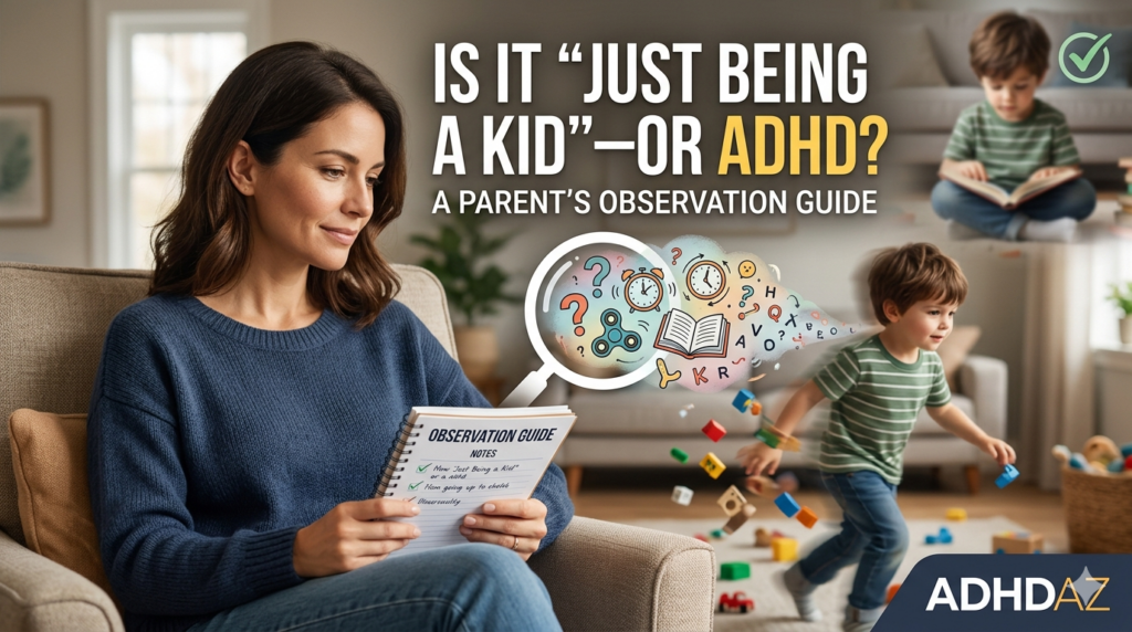 Is it “Just Being a Kid”—or ADHD? A Parent’s Observation Guide